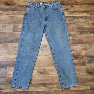 Carharrt Men's Relaxed Fit Straight Denim Workwear Jeans Size 40x36